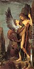 Gustave Moreau Famous Paintings - Oedipus and the Sphinx